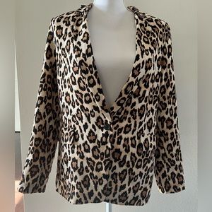 Beautiful Banana Republic Animal Print Women Blazer